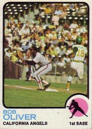 1973 Topps Baseball Cards      289     Bob Oliver